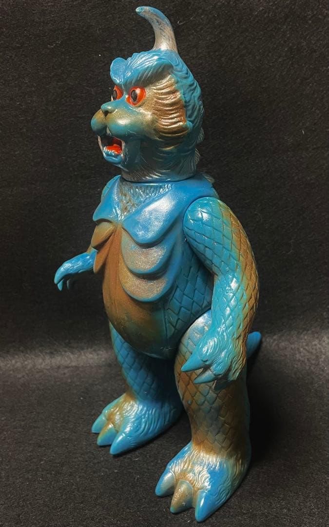 マルサン ゴメス 青色成型 ブラウン1966年 当時物 ウルトラQ 完品 美品