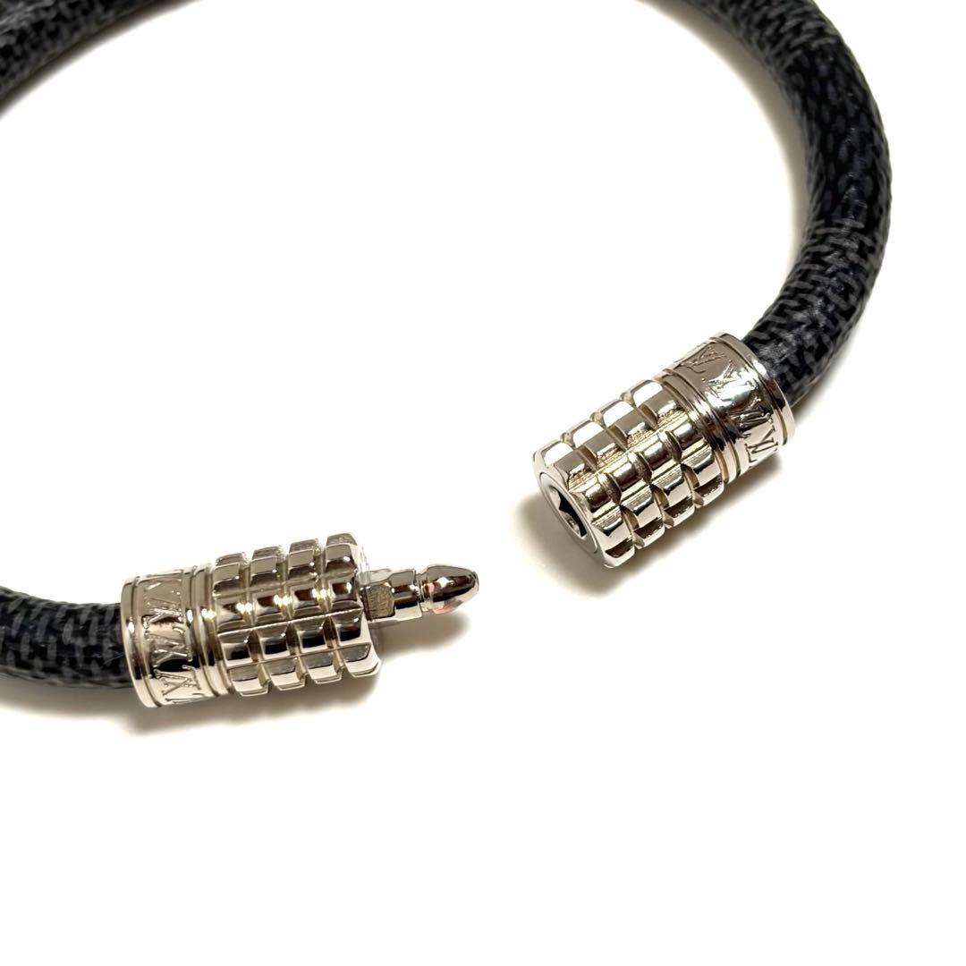 LOUIS VUITTON ブレスレット ダミエ グラフィット 美品 箱付き