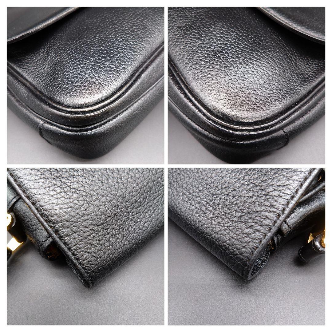 BURBERRY ショルダーバッグ ブラック ノバチェック レザー ペットボトル