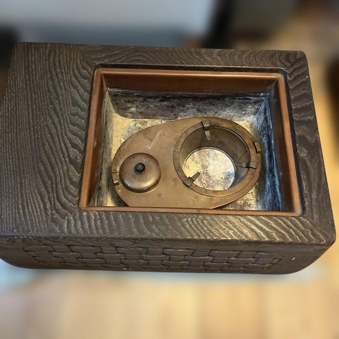 値下げしました。長火鉢と　燗をつけるどうこ