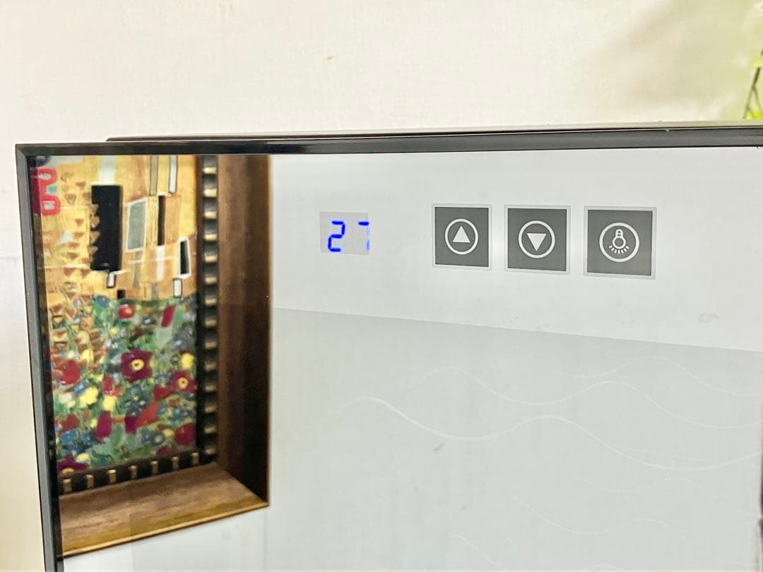 美品☆ワインセラー 32本 家庭用 ペルチェ方式 78L ブラック コンポジット