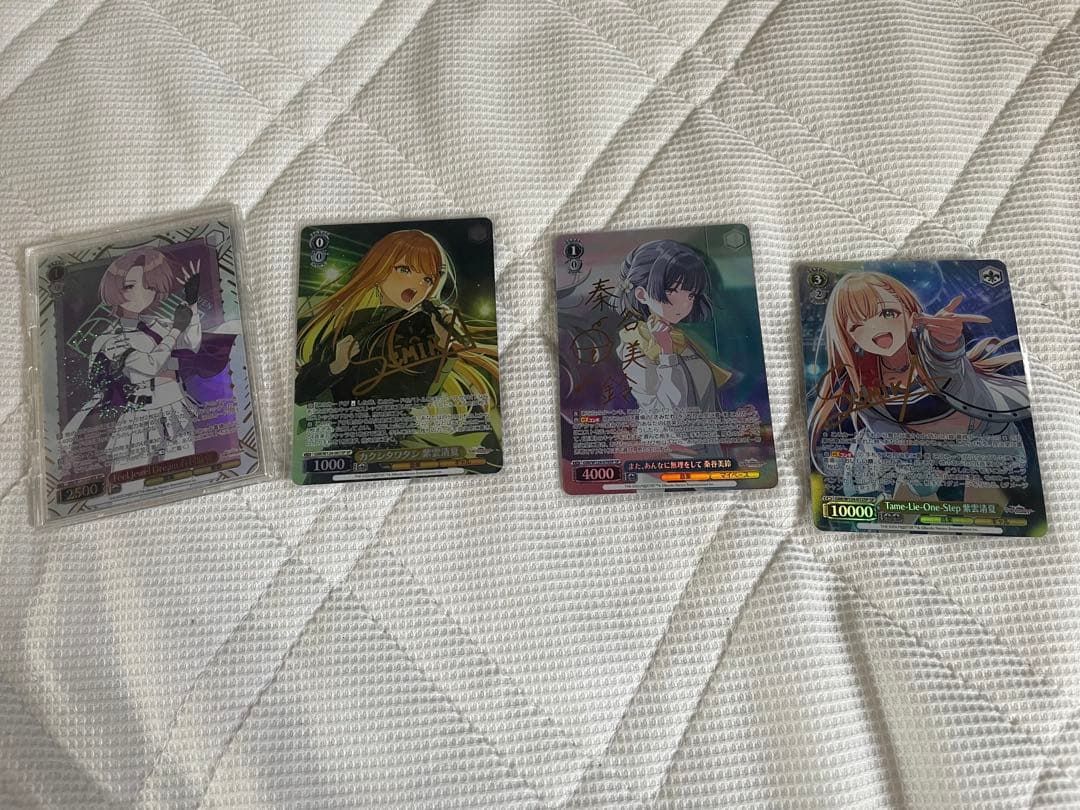 学園アイドルマスター　ヴァイスシュヴァルツ　sec sp 4枚セット