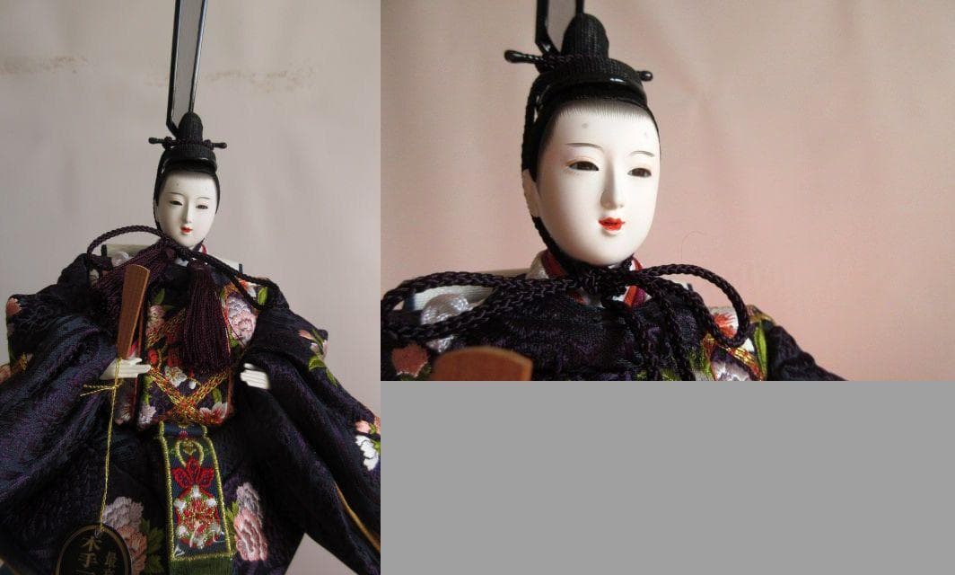 Ｔokara 吉徳大光　麗しいお顔の衣装着　びな　高級木胴