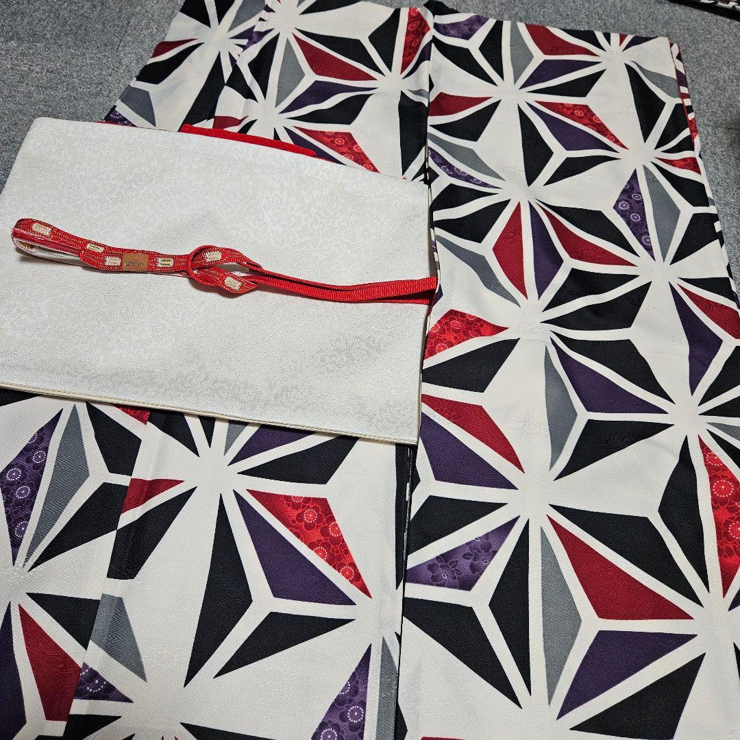 振り袖麻の葉柄振り袖単品と変更してます。