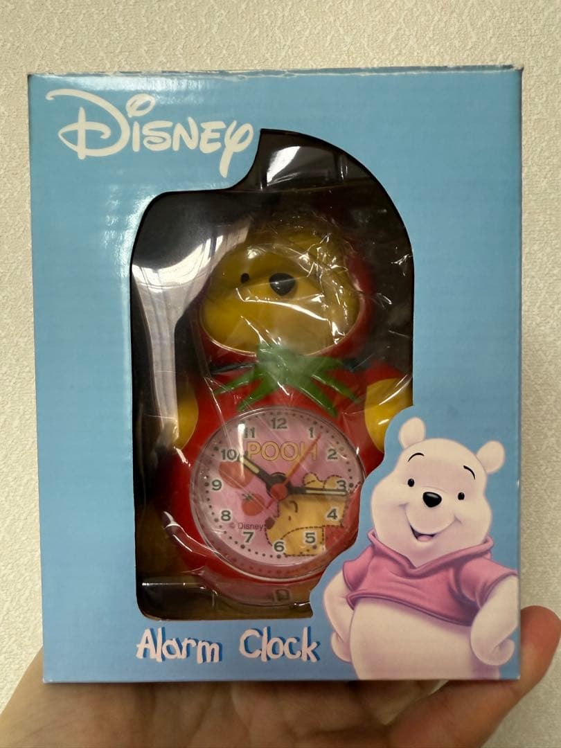 レア　希少　くまのプーさん　トマト　時計　目覚まし時計　ディズニー　平成レトロ