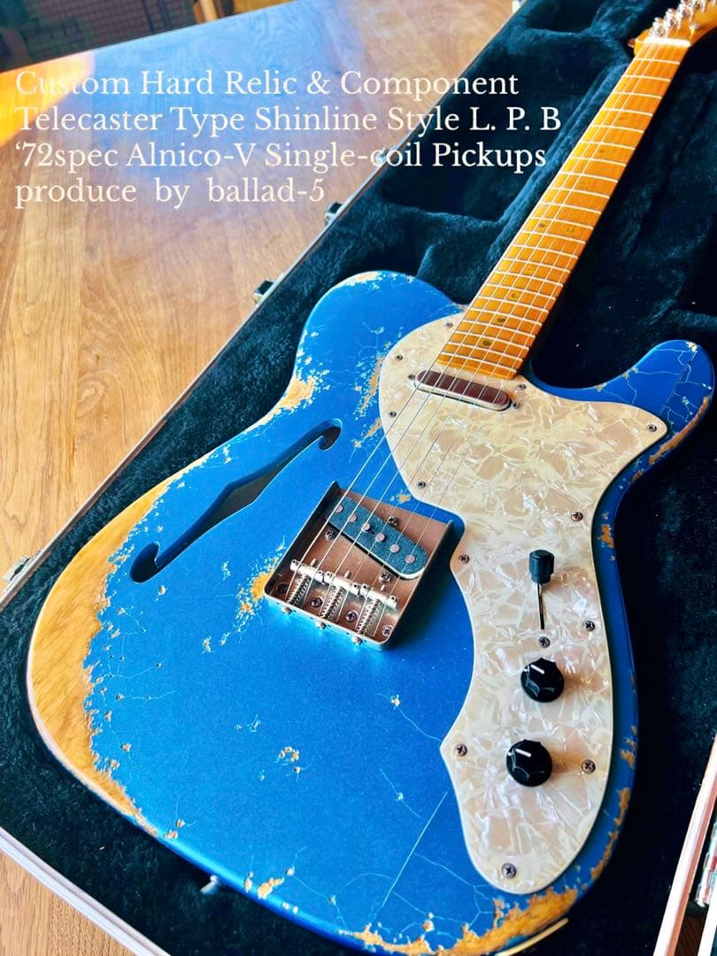 ハードレリックテレキャスターシンラインタイプ/アルニコVピックアップ/LPB