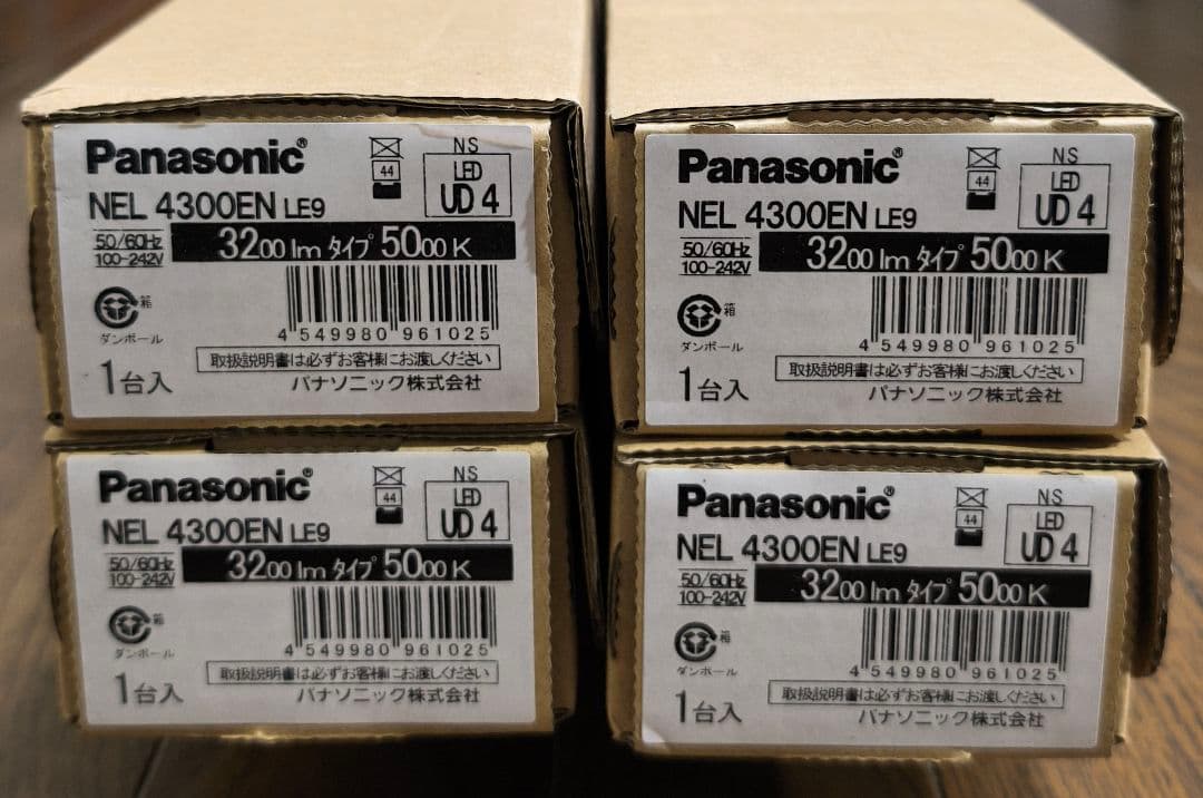 Panasonic NEL4300ENLE9 ライトバー 未使用品 4台セット