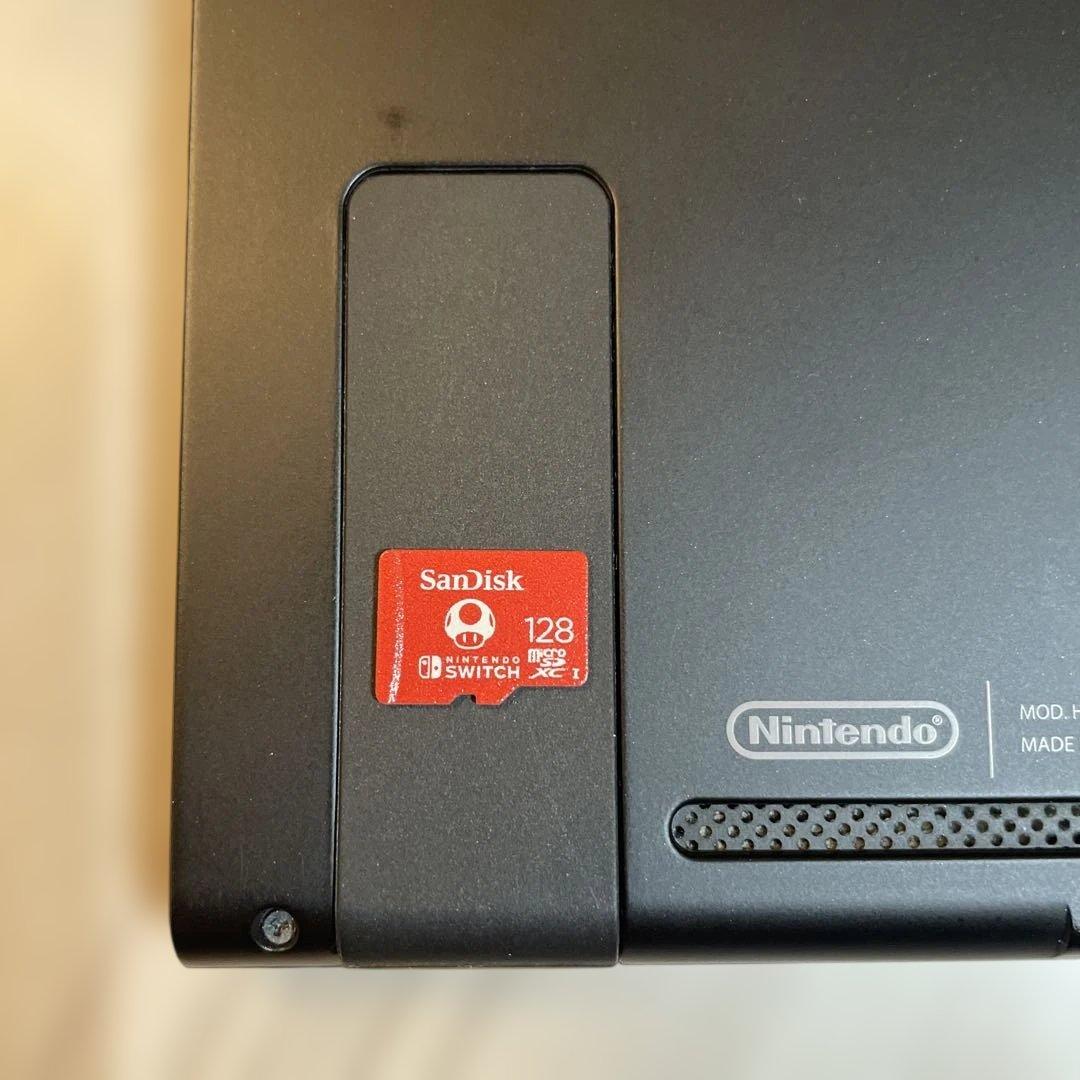 【⭐︎中古おまけ付】Nintendo Switch 本体 （SDカード128付き）