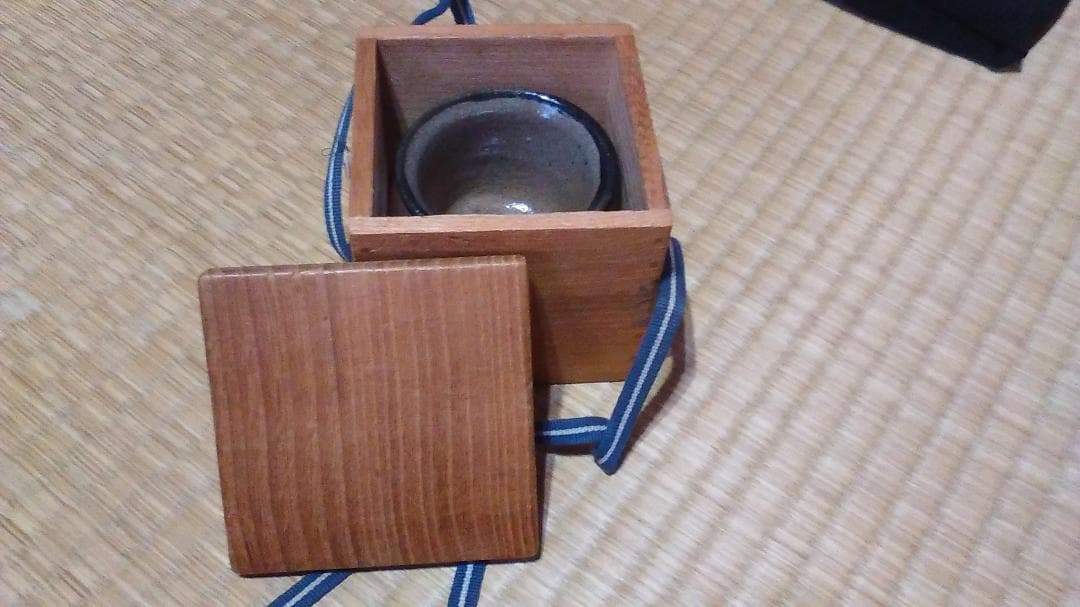 唐津　皮鯨　筒盃　ぐい呑　保存箱付