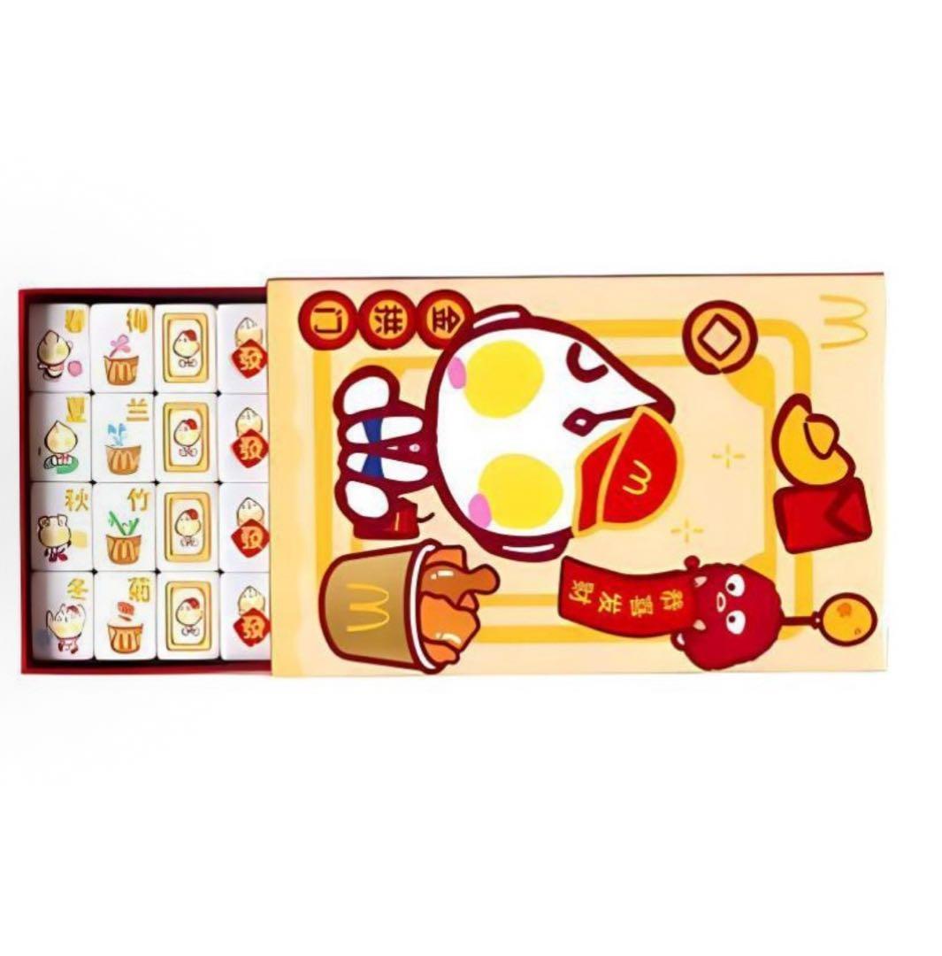 海外限定マクドナルド ミニ麻雀 卓上ゲーム セット