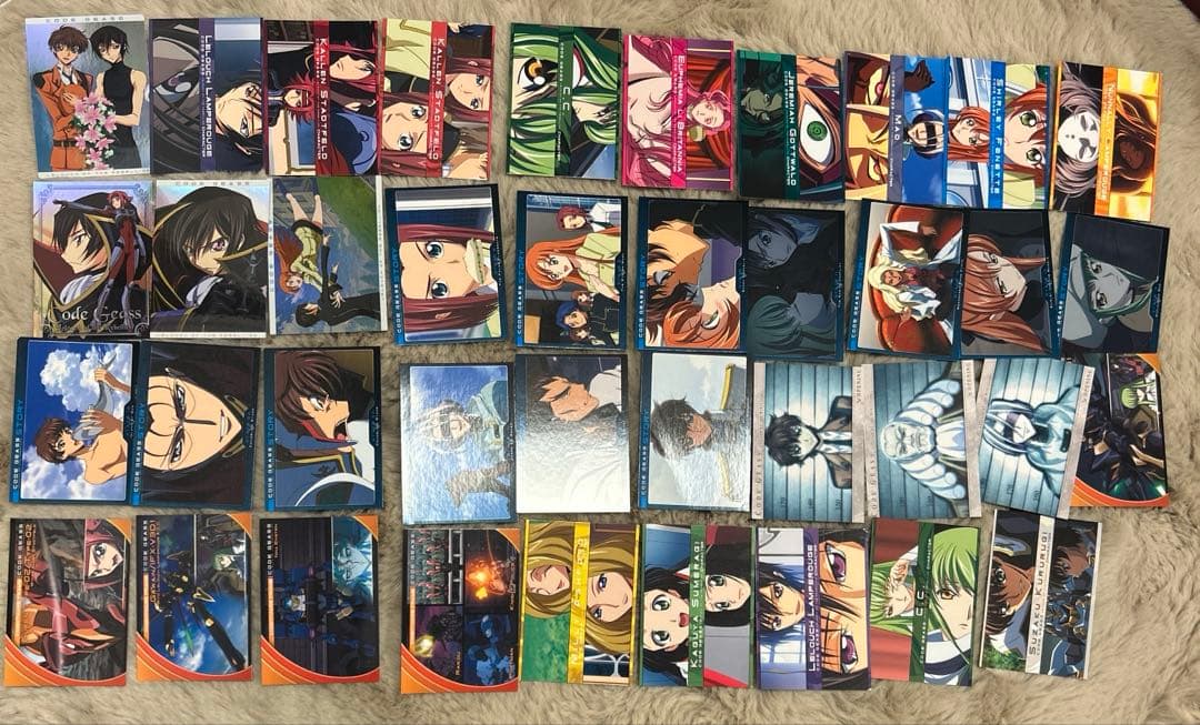 コードギアス　トレーディングカード39枚うちスペシャルカード4枚　雑誌付録ノート