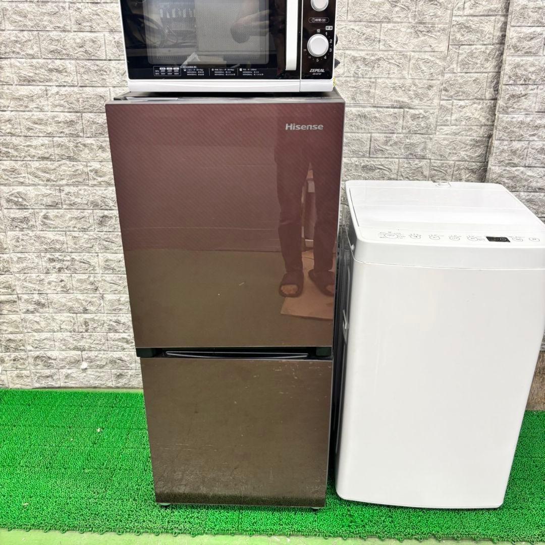 【☆】大人気家電セット　冷蔵庫　洗濯機　電子レンジ　小型　一人暮らし　半年保証