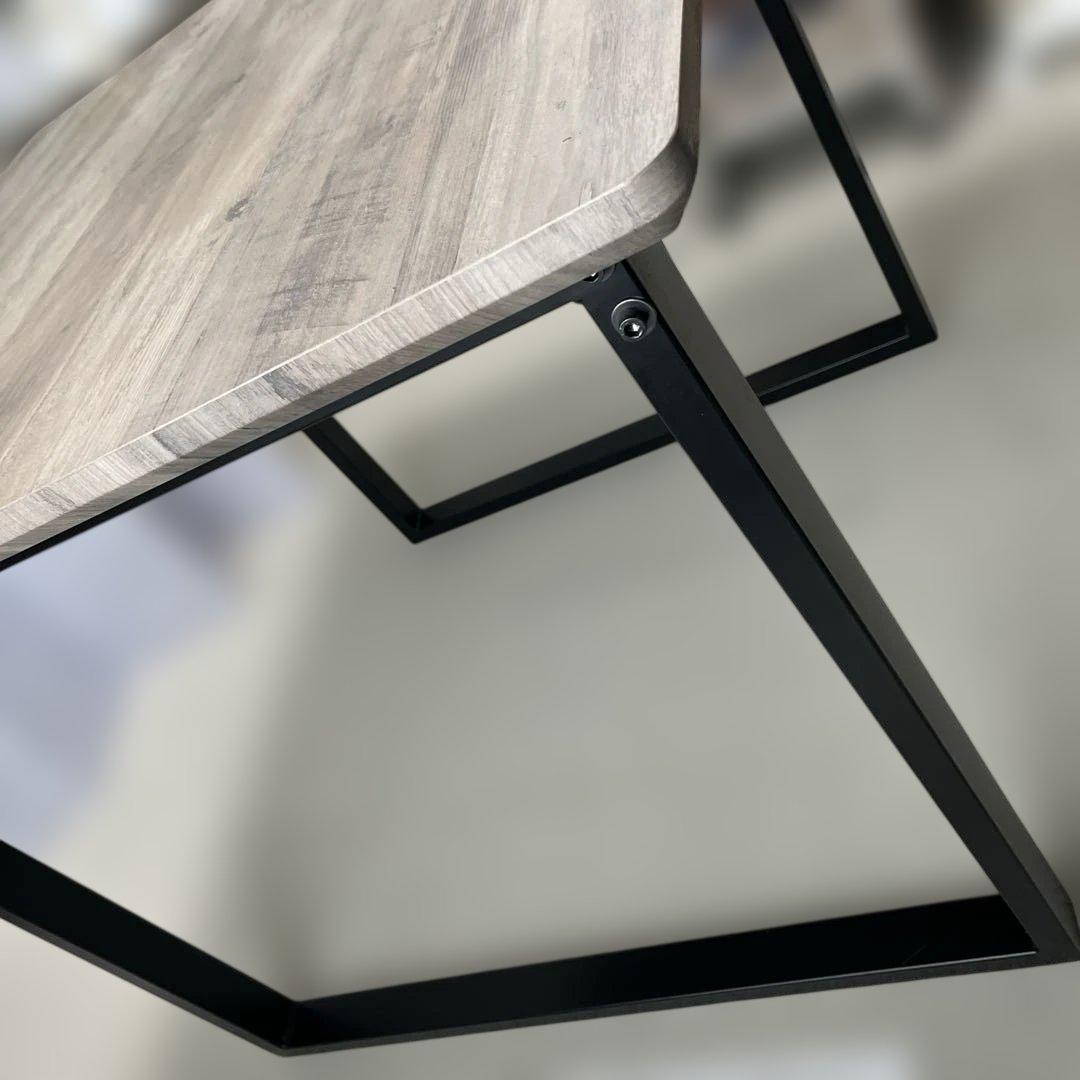 ダイニングテーブル　90スクエア　アイアン脚