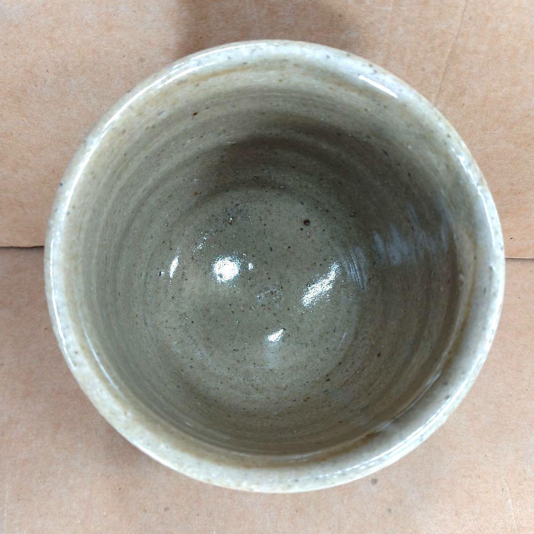 【本物保証】濱田庄司(浜田庄司) 湯呑(三面鉄絵）共箱 人間国宝 益子焼