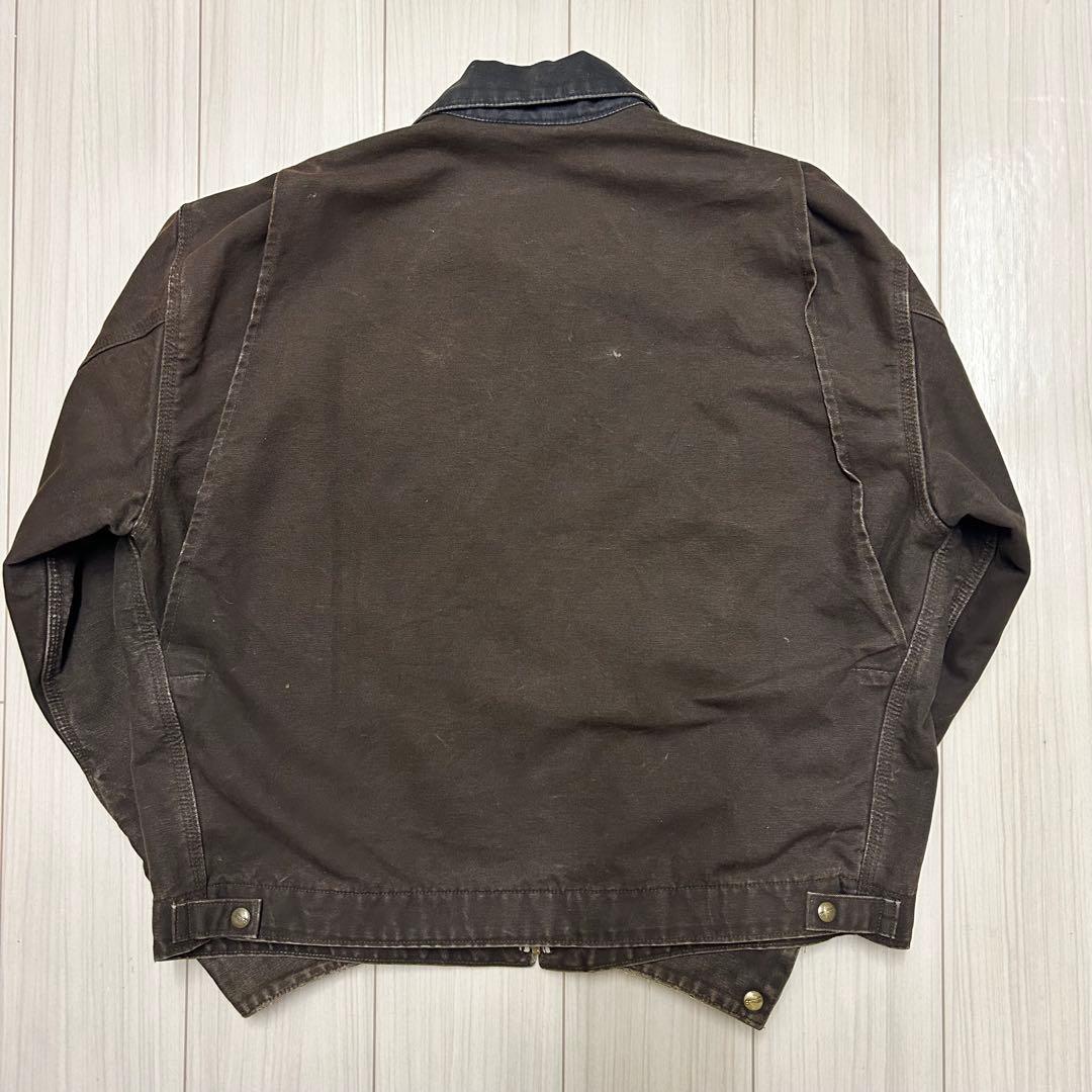 Carhartt カーハート　デトロイトジャケット ブラウン　XLサイズ　短丈