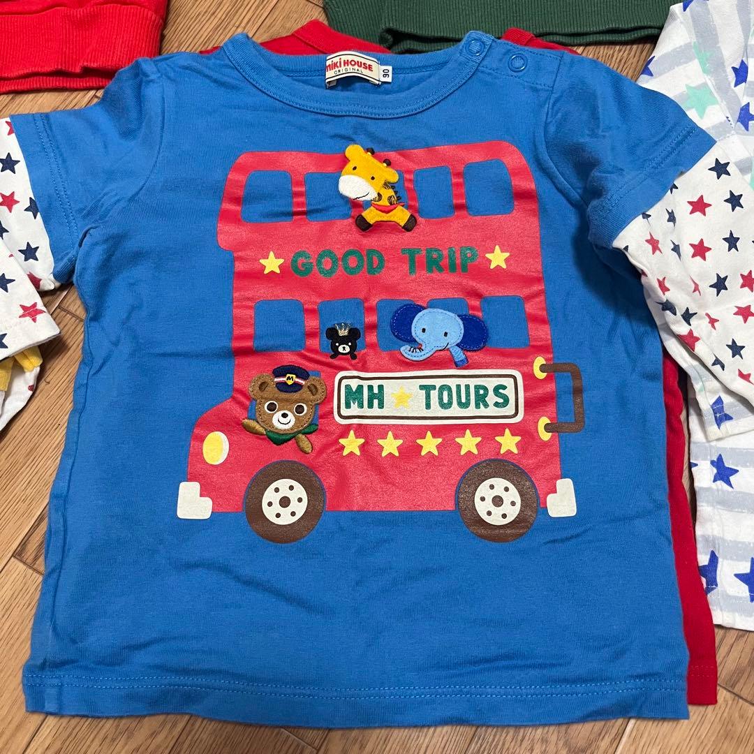 美品　ミキハウス★ まとめ売り　トレーナー　ロンT 90