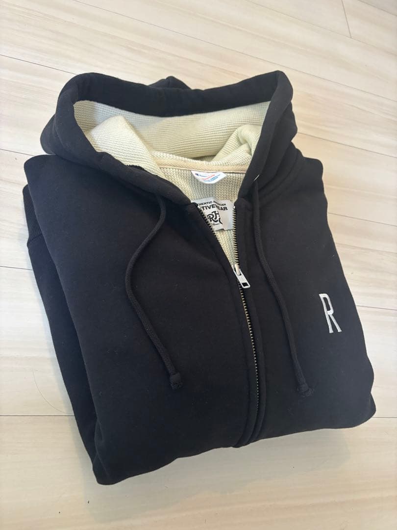 RHCロンハーマンchampionチャンピオンフーディーパーカーブラック厚手