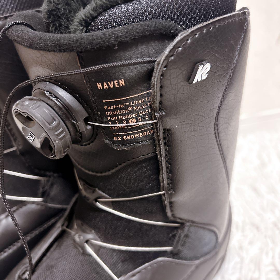 【美品】K2 スノーボードブーツ HAVEN ヘブン 25.0