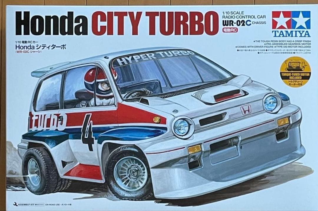 1/10RC Honda シティターボ （WR-02Cシャーシ）