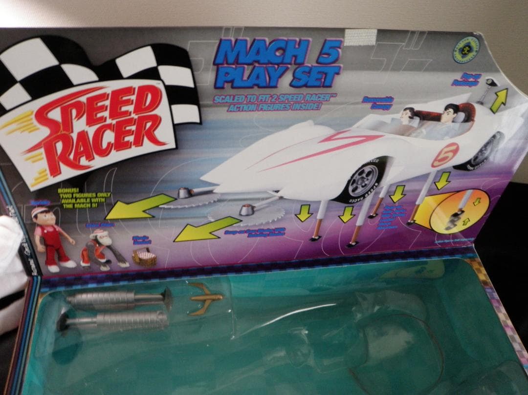 希少 Speed racer Mach 5 プレイセット+別売フィギュア 送料込