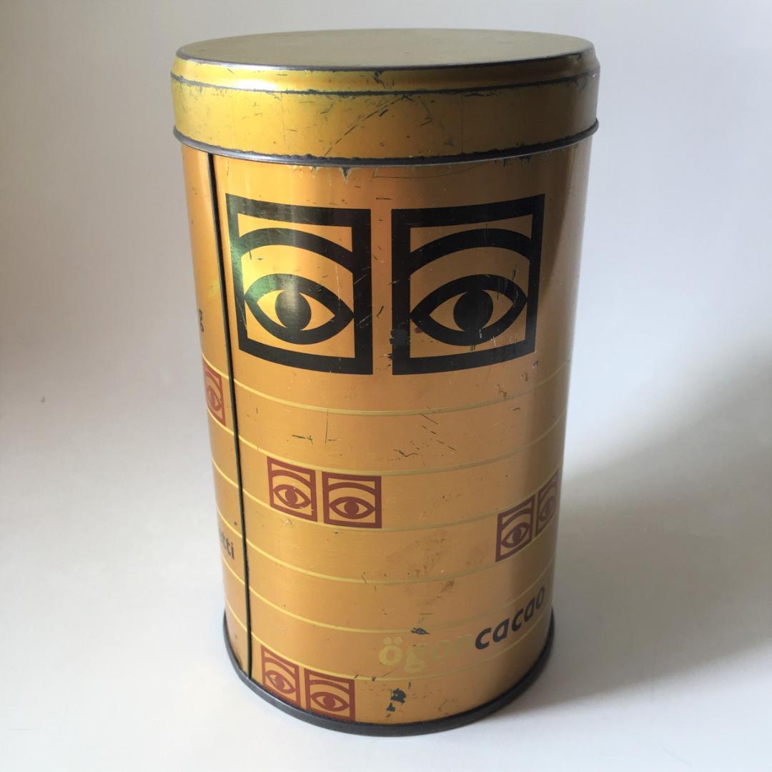 ビンテージOgonＣacaoオーレエクセル ココア缶