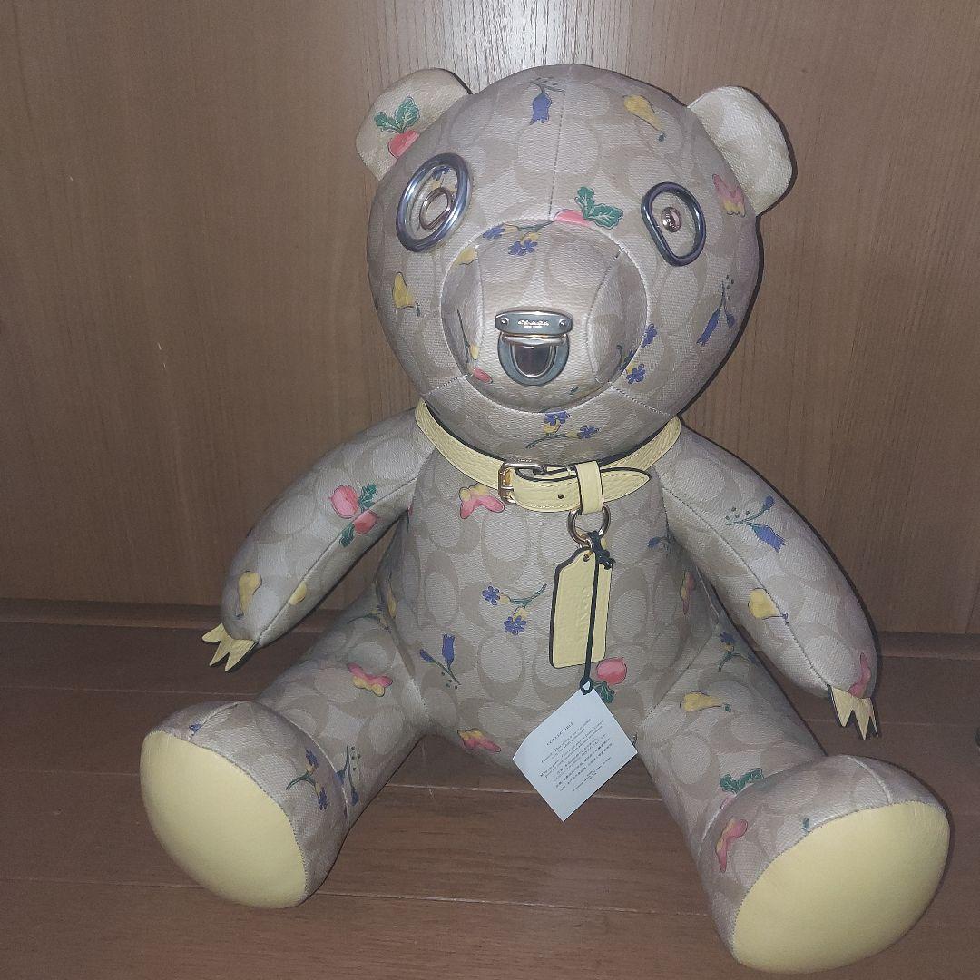 COACH くま ぬいぐるみ 春限定 ビッグぬいぐるみ