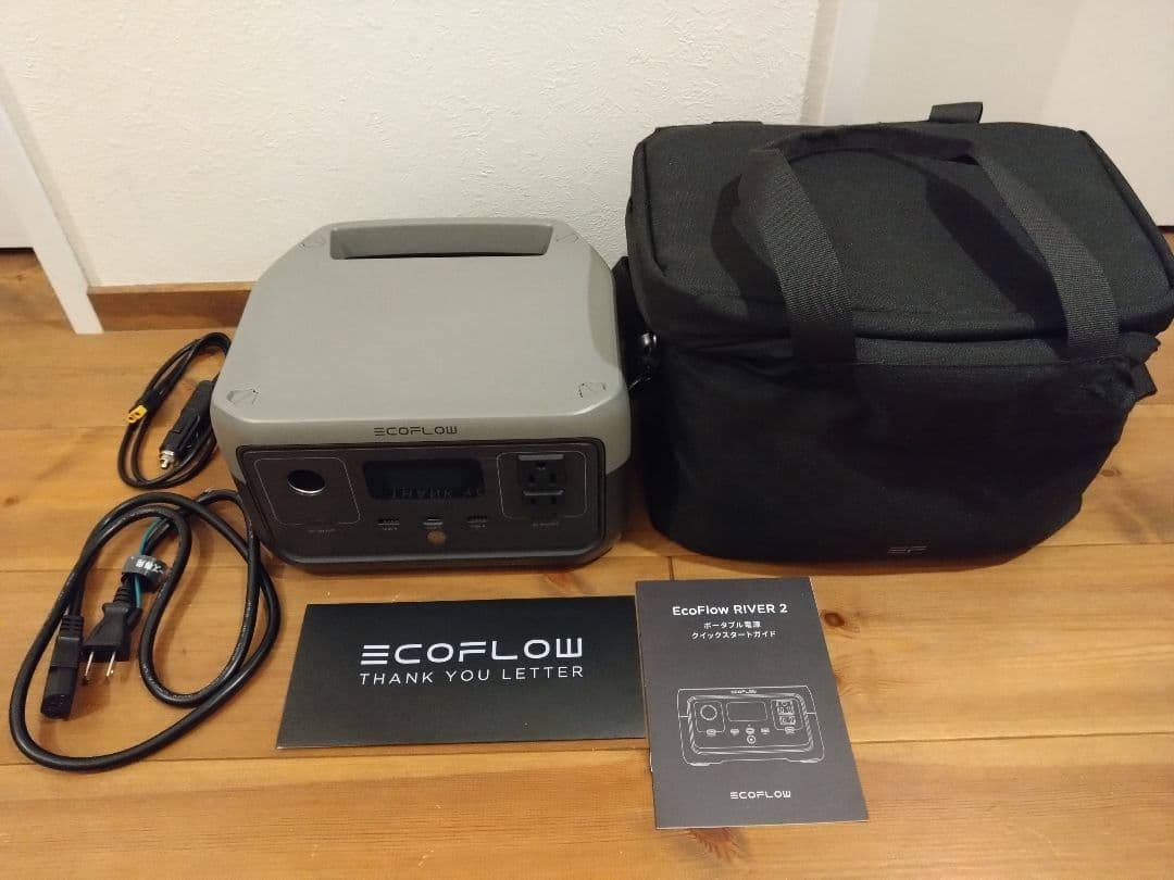 EcoFlow  2 ポータブル電源　ケース付