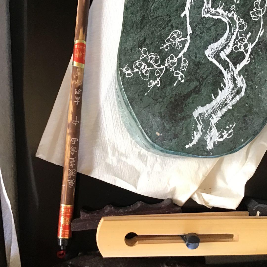 金蒔絵　硯箱　箱入り　峰月作　未使用品