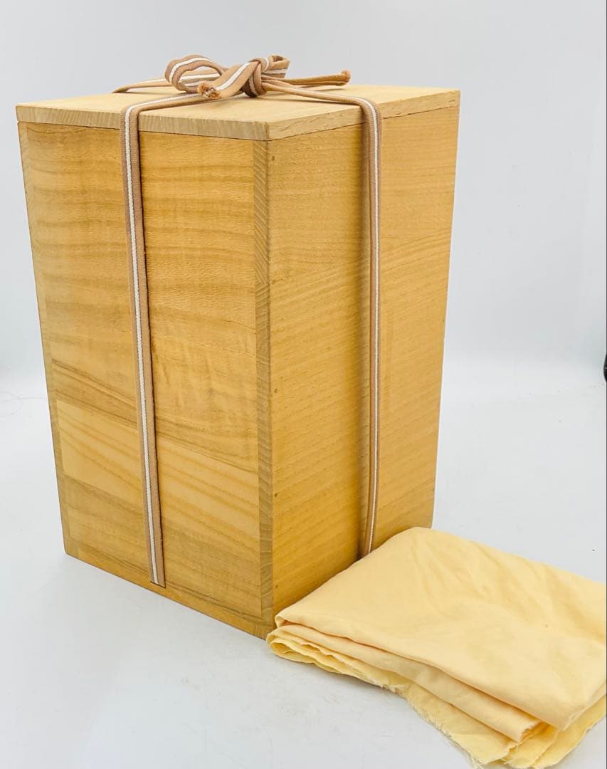 【１０】◆江戸時代初期　古備前焼舟徳利　桐保存箱◆