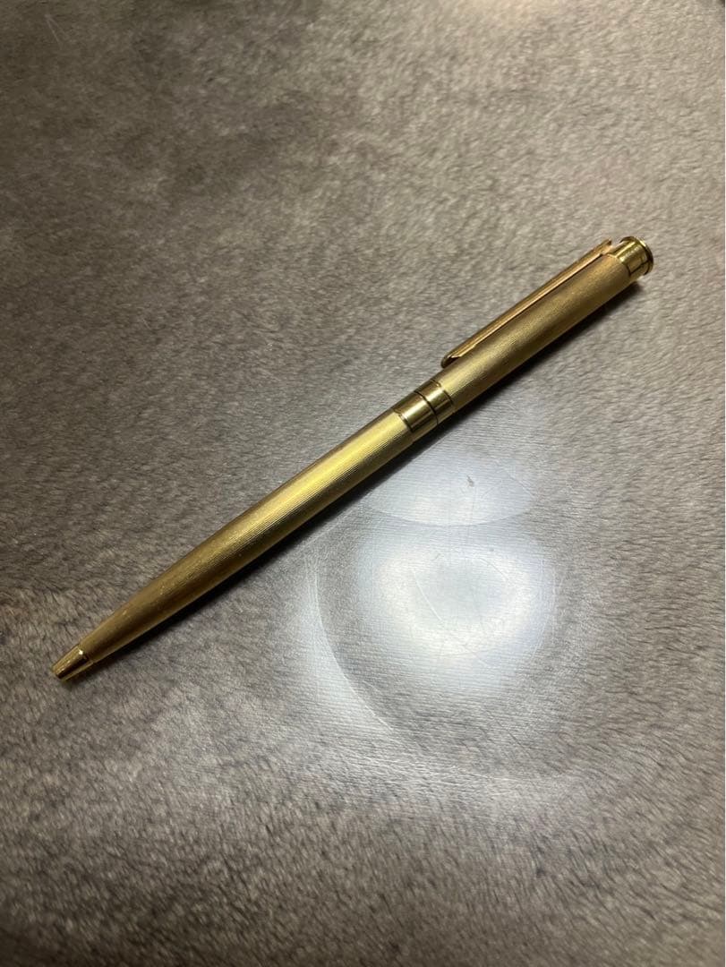 MONTBLANC 金色 スピンタイプ　ボールペン