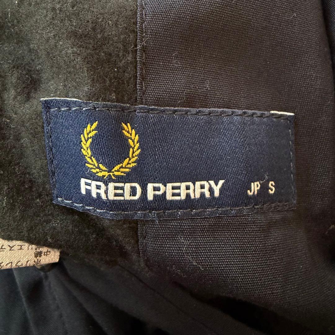 FRED PERRY リバーシブル フルジップ ジャケット ネイビー