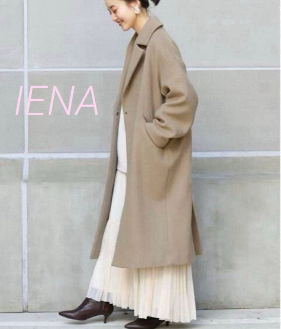 高級✨IENA MANTECO オーバーチェスターコート ベージュ　38