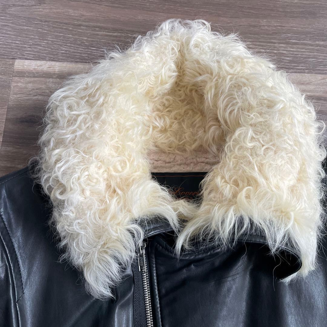 馬革×ラムファー　アンダーカバーライダースジャケット