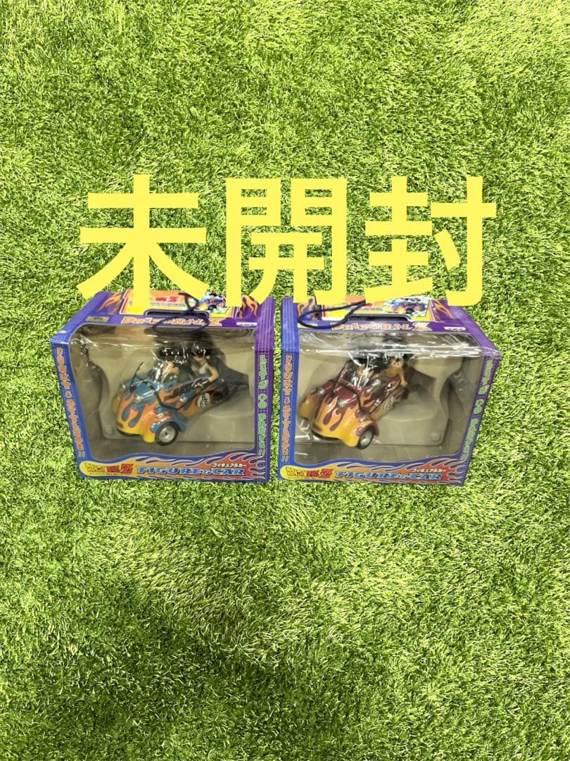△ドラゴンボール　フィギュア＆カー　孫悟空　孫悟天　孫悟飯　ビーデル　フィギュア