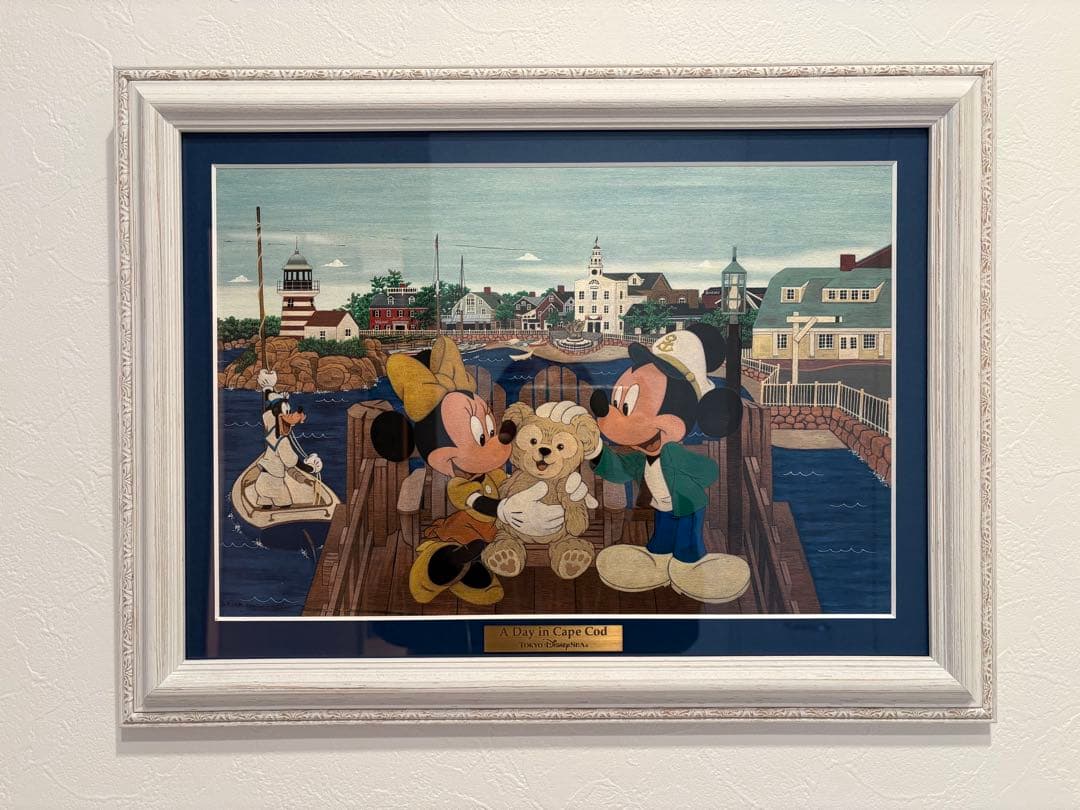 東京ディズニーリゾート 35周年　ダッフィー ケープコッドの1日 ジクレー版画
