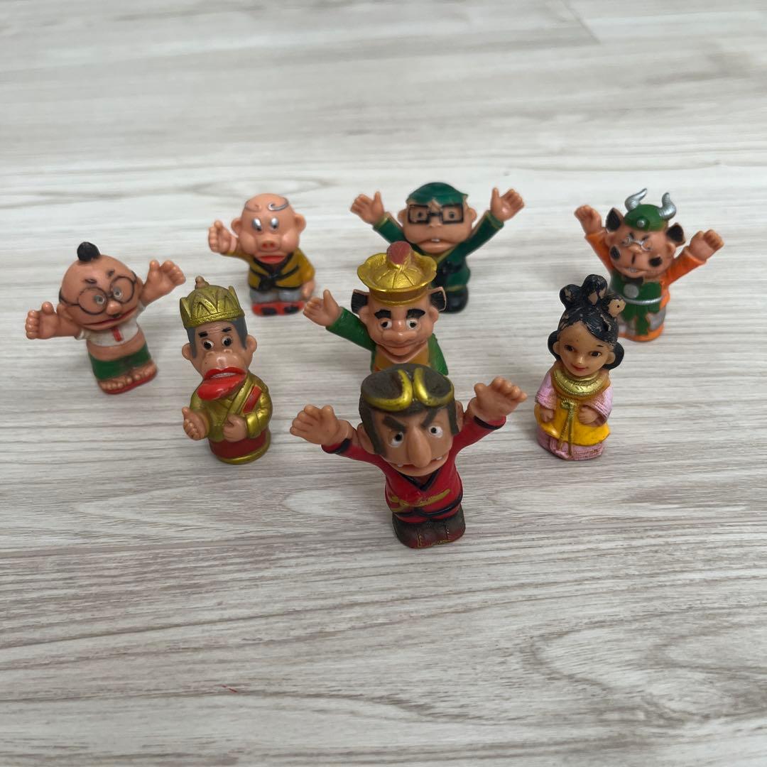 ドリフターズ　指人形　飛べ！孫悟空　西遊記　8体　当時物