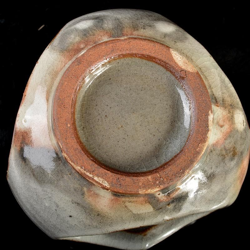 茶道具　萩焼　水尾峰雪作　蓋置　共箱　V　6013