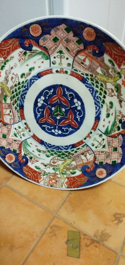 古伊万里の大皿です37センチです
