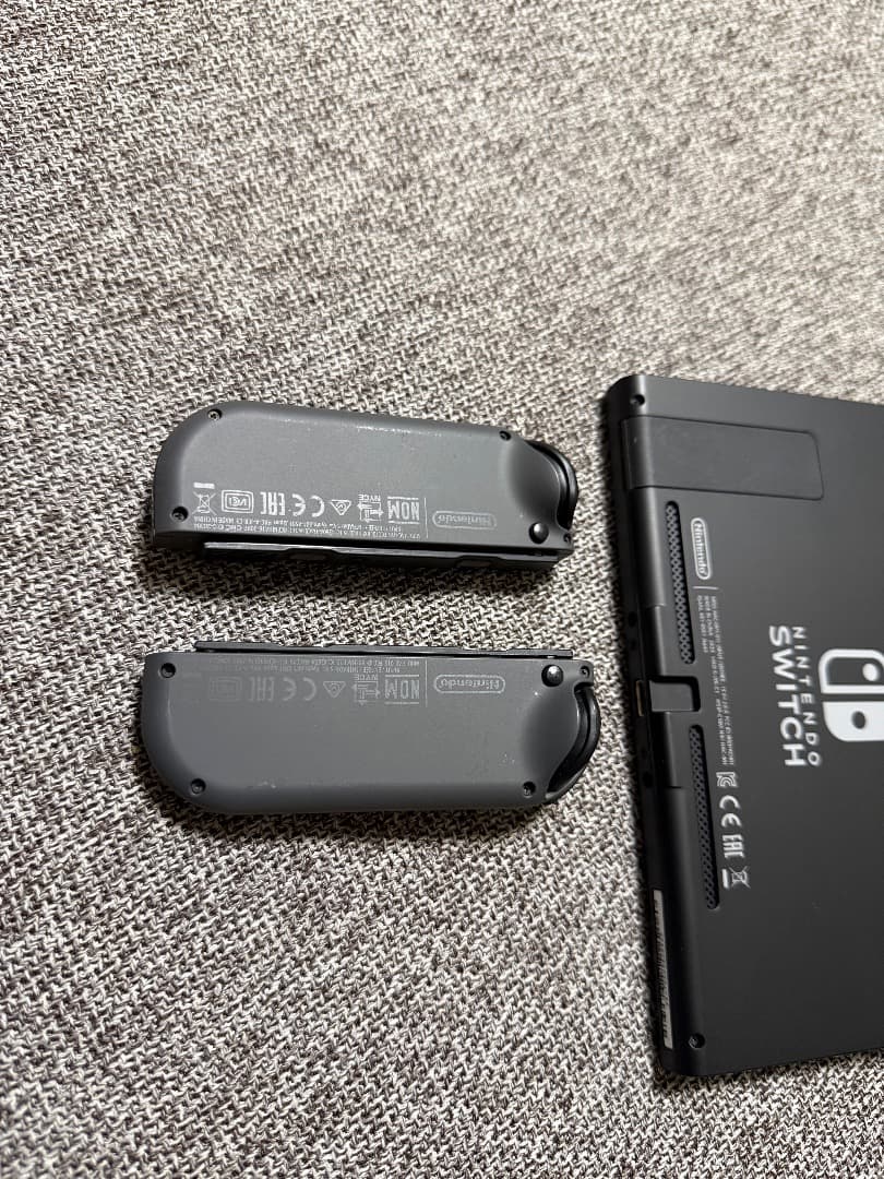 画面傷なしNintendo Switch 本体 グレー バッテリー強化版 完備品