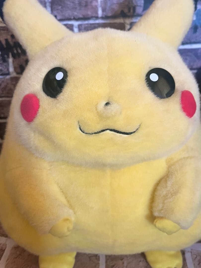 希少 ポケモン 明治 カール懸賞当選品　ピカチュウおしゃべり貯金箱　等身大