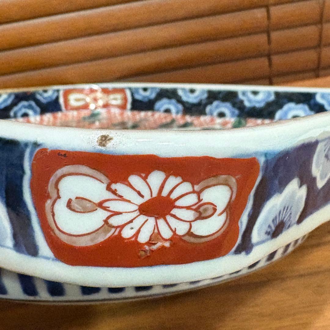 江戸時代　古伊万里　鍋島　赤絵　皿