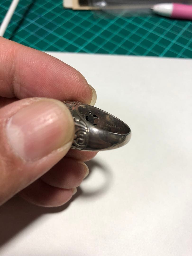 9167 EFFY エフィ　リング　18k 925シルバー　約14-15号