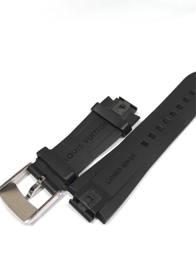 ② ルイヴィトン　タンブール　ベルト　時計　メンズ　ラバー　ベルト