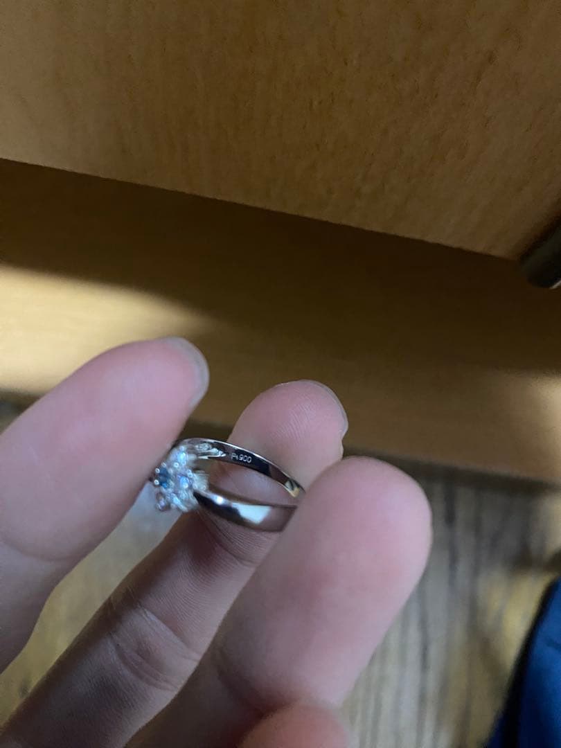 あいあいさん専用プラチナ900 ダイヤフラワーリング