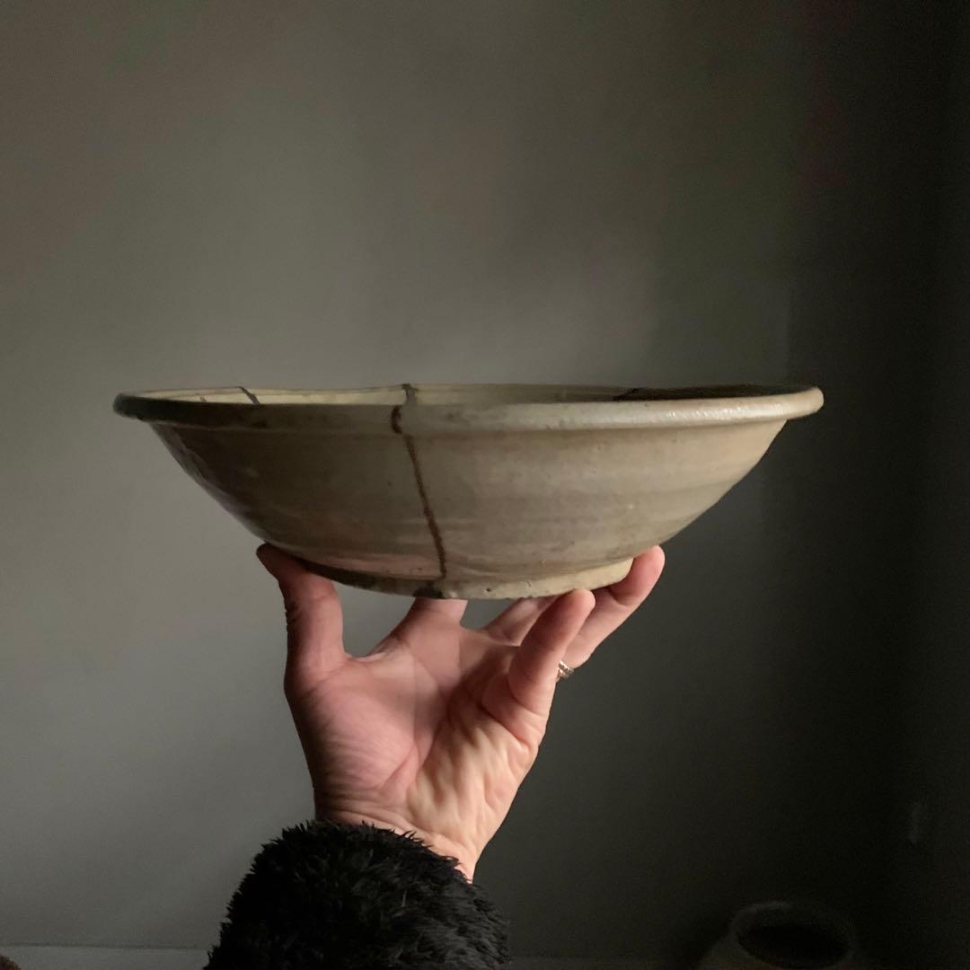 美濃 笠原鉢 江戸初期 古美術 古道具 アンティーク 鉢 陶片