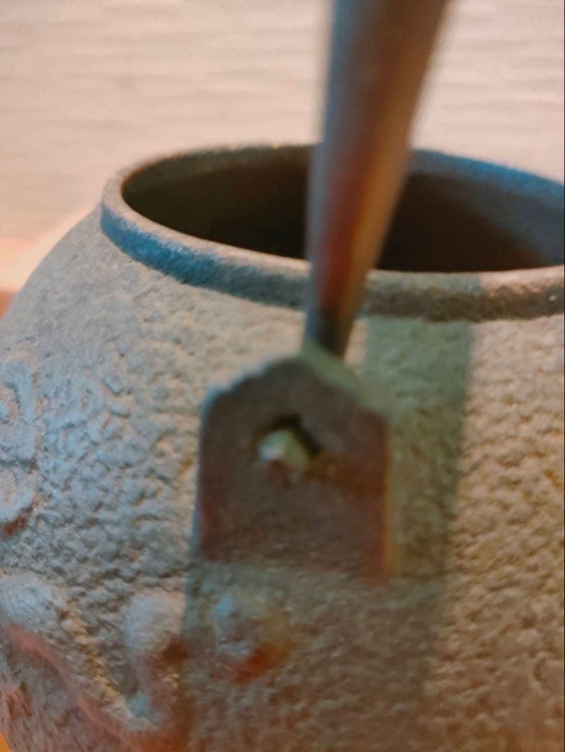 鉄瓶 龍文堂造 龍の図 時代物