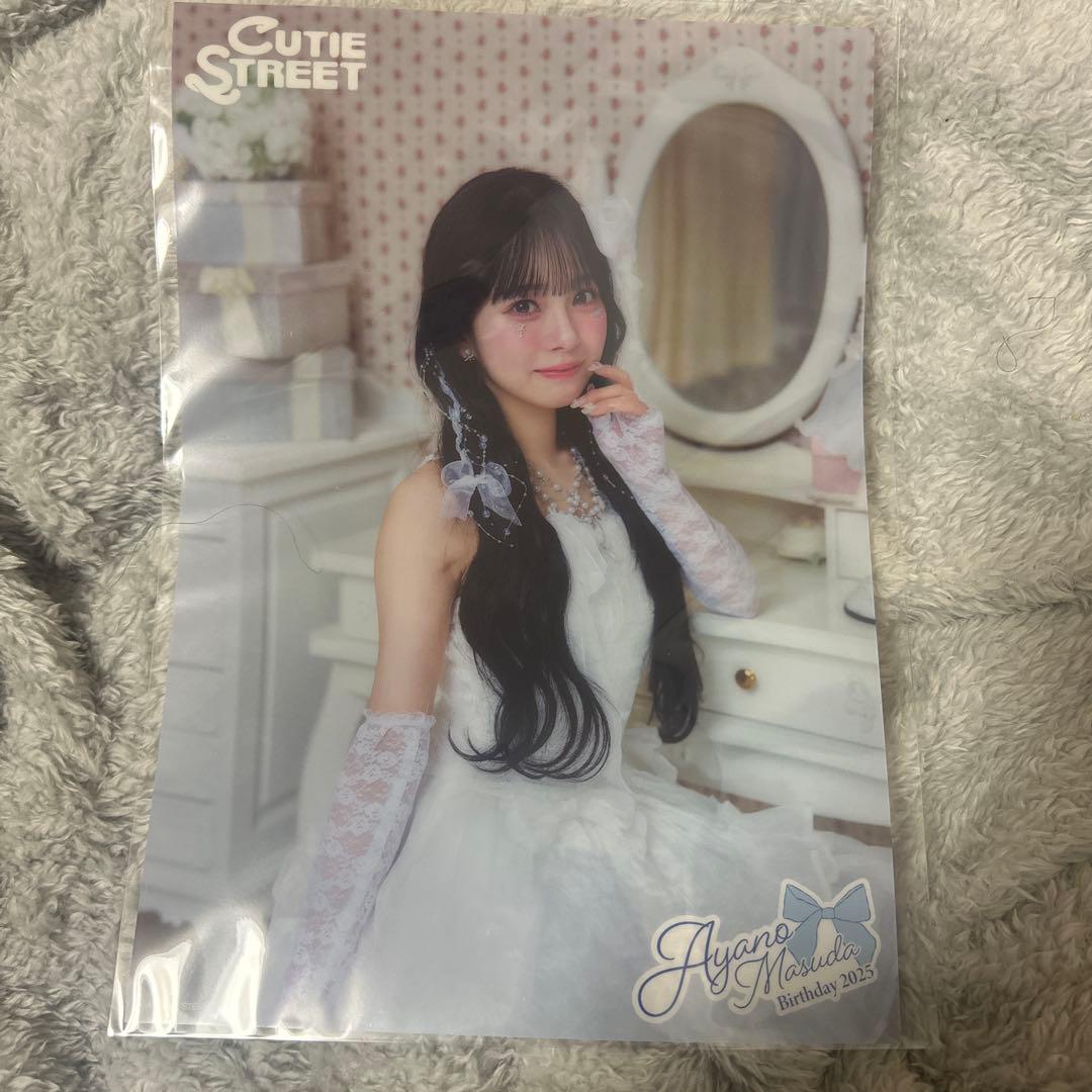 CUTIE STREET増田彩乃クリアポスターアクスタアクキー缶バッジ