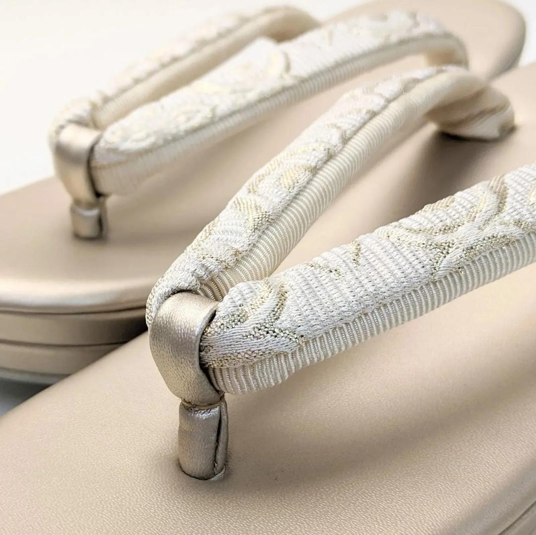 和装 草履バッグセット フォーマル 帯地 Lサイズ kz4