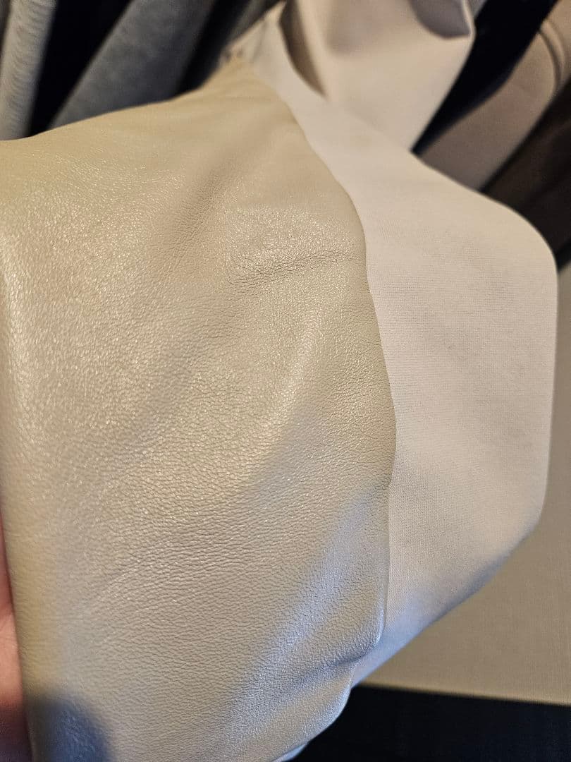 【EMMETI】 混合素材シングルライダース