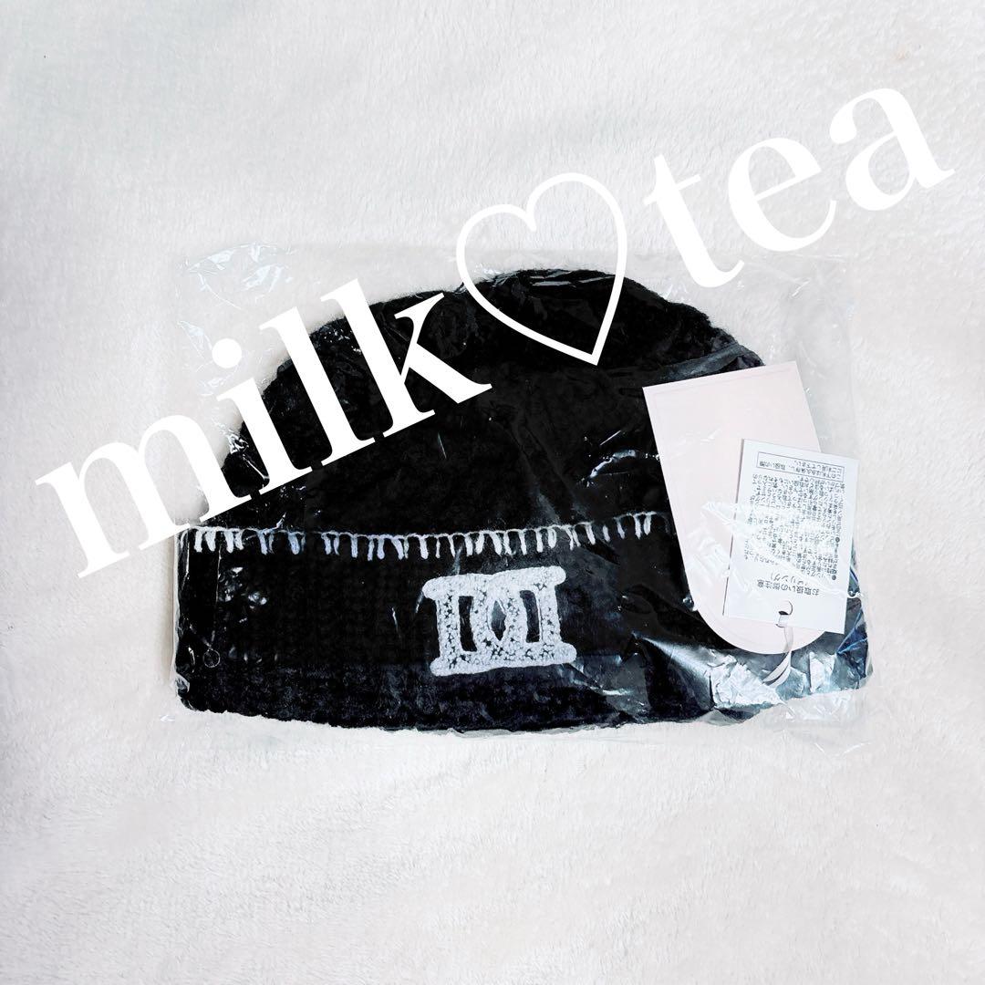 新品未開封 ダーリッチ DDロゴバスケットニットビーニー ブラック